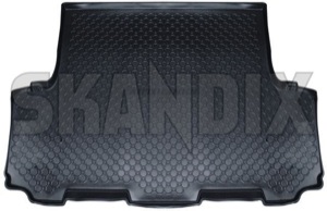 Trunk mat black-grey Synthetic material  (1019093) - Volvo 850, V70 (-2000), V70 XC (-2000) - trunk mat black grey synthetic material trunk mat blackgrey synthetic material Own-label blackgrey black grey material plastic synthetic