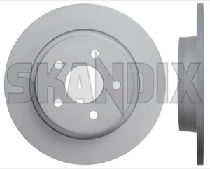 Brake disc Rear axle non vented 31499632 (1019197) - Volvo C30, C70 (2006-), S40, V50 (2004-) - brake disc rear axle non vented brake rotor brakerotors rotors zimmermann Zimmermann 2 280 280mm additional axle info info  mm non note pieces please rear solid vented