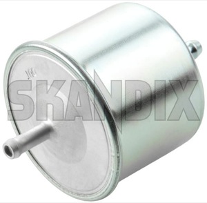 Fuel filter Petrol 243214 (1019208) - Volvo 140, 164, P1800, P1800ES - 1800e fuel filter petrol fuelfilter p1800e petrolfilter skandix SKANDIX bulletfilters cartouche cartridges cassette filter filters petrol shellfilters single singleuse singleusefilters spinon spin on use