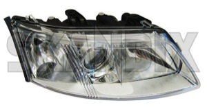 Headlight right H7 12799350 (1019225) - Saab 9-3 (2003-) - headlight right h7 Genuine aiming for h7 headlight motor right righthand right hand traffic with