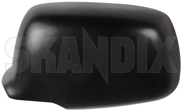 Cover cap, Outside mirror left black 3453000 (1019586) - Volvo 400 - Keywords: cover cap outside mirror left black mirrorblinds mirrorcovers Genuine black left