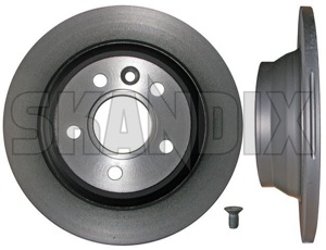 Brake disc Rear axle non vented 31471832 (1019622) - Volvo S80 (2007-), V70 (2008-), XC70 (2008-) - brake disc rear axle non vented brake rotor brakerotors rotors Genuine 2 additional and axle fits info info  left manual non note operation pieces please rear right solid vented with
