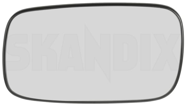 Mirror glass, Outside mirror left 4818068 (1019713) - Saab 9-3 (-2003), 900 (1994-) - Keywords: mirror glass outside mirror left Own-label drive for hand heatable left lefthand left hand lefthanddrive lhd vehicles