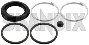 Repair kit, Boot Brake caliper Front axle for one Brake caliper  (1019735) - Saab 99 - repair kit boot brake caliper front axle for one brake caliper Own-label ate axle bleeder brake caliper caps caps caps  circlip dust for front lock locking one piston ratainer ring rings screw seals securing snap system with