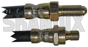 Brake hose Front axle upper fits left and right 678923 (1019754) - Volvo 164 - brake hose front axle upper fits left and right Own-label and axle fits front left right upper