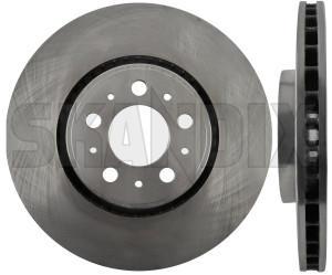 Brake disc Front axle 9475266 (1019975) - Volvo S60 (-2009), S80 (-2006), V70 P26, XC70 (2001-2007) - brake disc front axle brake rotor brakerotors rotors Own-label 17 17inch 2 320 320mm additional axle front inch info info  mm note pieces please
