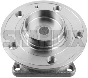 Wheel bearing Rear axle fits left and right 9173872 (1020277) - Volvo S60 (-2009), S80 (-2006), V70 P26 (2001-2007) - wheel bearing rear axle fits left and right Own-label and awd axle fits left rear right screws without