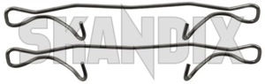 SKANDIX Shop Saab Ersatzteile: Montagesatz, Bremsbelag Vorderachse  Innenbelüftet 4244422 (1020338)