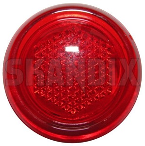 Lens, Combination taillight centre 95255 (1020468) - Volvo PV - backlightlens lens combination taillight centre scatter glass taillamplens taillightlens Own-label bumper centre red