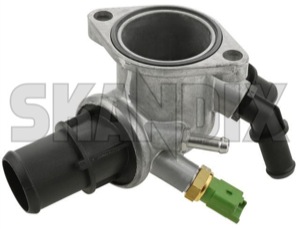 Thermostat, Coolant 95517661 (1020755) - Saab 9-3 (2003-), 9-5 (-2010) - thermostat coolant Own-label 