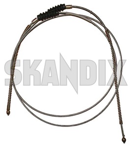 Cable, Park brake left / right rear Section 87802 (1020959) - Volvo PV - both sides brake cables cable park brake left  right rear section cable park brake left right rear section handbrake cable left parking brake right Own-label /    left onepiece one piece rear right section type