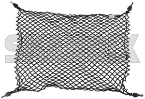 Safety net Boot floor Luggage net bag grey 30721382 (1021008) - Volvo 700, 900, S60 (2011-2018), S60 CC (-2018), S90, V90 (-1998), V60 (2011-2018), V60 CC (-2018), V70 (2008-), V70 P26, XC70 (2001-2007), XC60 (-2017), XC70 (2008-), XC90 (-2014) - bootloadernets boots cargonets compartment nets divider nets interior nets luggagenets partition nets protective nets safety net boot floor luggage net bag grey Genuine bag boot floor grey luggage net