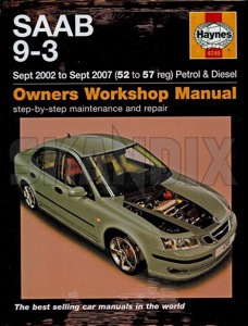 Repair shop manual Saab 9-3 English  (1021039) - Saab 9-3 (2003-) - manual manuals repair book repair books repair shop manual saab 9 3 english repair shop manual saab 93 english haynes Haynes 9 3 93 9 3 9781785210075 english saab