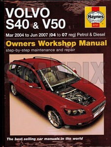 Repair shop manual Volvo S40 & V50 English  (1021042) - Volvo S40, V50 (2004-) - manual manuals repair book repair books repair shop manual volvo s40  v50 english repair shop manual volvo s40 v50 english haynes Haynes    9780857338952 awd english s40 v50 volvo without