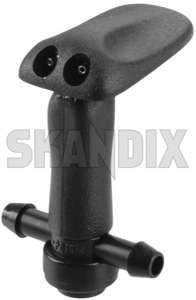 Nozzle, Windscreen washer left centre for Windscreen 12778850 (1021141) - Saab 9-3 (2003-) - nozzle windscreen washer left centre for windscreen squirter jet nozzle window washer nozzle wiper washer nozzle Genuine centre cleaning for left window windscreen