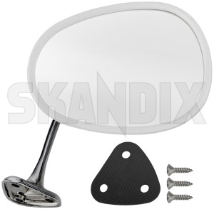 Outside mirror fits left and right 7817794 (1021148) - Saab 95, 96 - outside mirror fits left and right Own-label and chromed fits left right