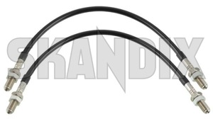 Brake hose Front axle Kit 664800 (1021249) - Volvo P1800 - 1800e brake hose front axle kit p1800e Own-label axle both cover drivers for front kit left passengers right side sides steal with