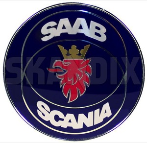Emblem Tailgate 4911574 (1021273) - Saab 9-5 (-2010) - badges emblem tailgate Genuine 69 69mm adhesive mm pad tailgate with