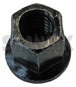 Lock nut all-metal with Collar 985908 (1021318) - Volvo 700, 850, 900, C70 (-2005), S70, V70, V70XC (-2000), S90, V90 (-1998) - lock nut all metal with collar lock nut allmetal with collar nuts Genuine 15 allmetal all metal arm axle clamping collar deformed elliptically fasteners hexagon locking locknuts nuts outer rear retaining self selflocking squeezed stopnut stoppnut stovernuts support suspension threads with