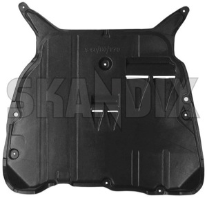 Engine protection plate 30741968 (1021329) - Volvo S60 (-2009), S80 (-2006), V70 P26, XC70 (2001-2007) - engine protection plate Own-label isolation mat material plastic synthetic without