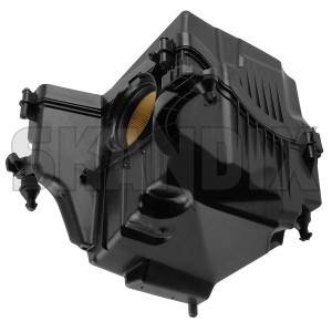 Airfilter housing with Filter 31370815 (1021520) - Volvo C30, C70 (2006-), S40 (2004-), V50 - airfilter housing with filter Genuine filter with