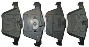 Brake pad set Front axle 32373183 (1021524) - Volvo S60 (2011-2018), S60 CC (-2018), S80 (2007-), V60 (2011-2018), V60 CC (-2018), V70 (2008-), XC70 (2008-) - brake pad set front axle Own-label 16,5 165 16 5 16,5 165inch 16 5inch 316 316mm axle front inch mm rc02