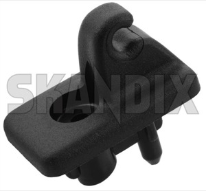 Clip, Sunvisor 1264536 (1021564) - Volvo 200 - clip sunvisor Genuine black