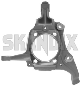 Steering knuckle front right 9140342 (1021660) - Volvo 850, C70 (-2005), S70, V70 (-2000) - knuckles pivots spindles steering knuckle front right swivels wheel bearing carrier Genuine front right