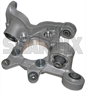 Steering knuckle Rear axle rear right 30666557 (1021776) - Volvo S60 (-2009), S80 (-2006), V70 P26 (2001-2007) - knuckles pivots spindles steering knuckle rear axle rear right swivels wheel bearing carrier Genuine awd axle bushings rear right with without