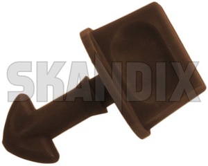 Clip, Cover Fuse box 1294886 (1021789) - Volvo 200 - clip cover fuse box Genuine brown