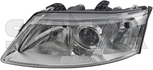 Headlight left H7 12799346 (1021865) - Saab 9-3 (2003-) - headlight left h7 Own-label aiming bulb for h7 headlight left motor righthand right hand traffic with without