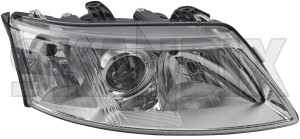 Headlight right H7 12799350 (1021866) - Saab 9-3 (2003-) - headlight right h7 Own-label aiming bulb for h7 headlight motor right righthand right hand traffic with without