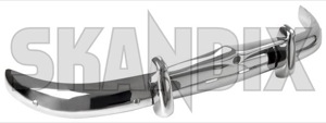 Bumper rear Stainless steel polished Kit  (1021962) - Volvo PV - bumper rear stainless steel polished kit Own-label kit polished rear stainless steel