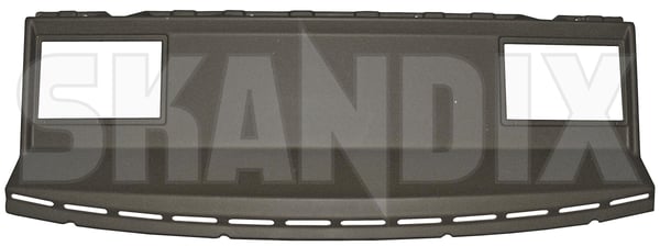 Panel, Hat shelf Hat shelf dark grey 3406514 (1022289) - Volvo 700 - Keywords: covers decorative strips hat shelf linings interior trim panel hat shelf hat shelf dark grey rear shelf trims Genuine 2970 dark grey hat shelf