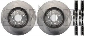 Brake disc Front axle Kit for both sides 93188445 (1022468) - Saab 9-3 (2003-) - brake disc front axle kit for both sides brake rotor brakerotors rotors Genuine 17 17inch 345 345mm ad axle both drivers for front inch kit left mm passengers right side sides