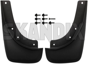 Mud flap rear Kit for both sides 8698146 (1022548) - Volvo S40 (2004-), V50 - mud flap rear kit for both sides Genuine both drivers for kit left passengers rdesign r design rear right side sides vehicles without