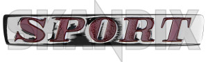 Emblem Heckklappe Sport 671189 (1022583) - Volvo PV - 544 badges buckelvolvo emblem heckklappe sport embleme enbleme katterug katzenbuckel plaketten pv pv544 schriftzug Original heckklappe sport