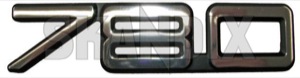Emblem Trunk lid 780 1376405 (1022681) - Volvo 700 - badges emblem trunk lid 780 Genuine 780 lid trunk