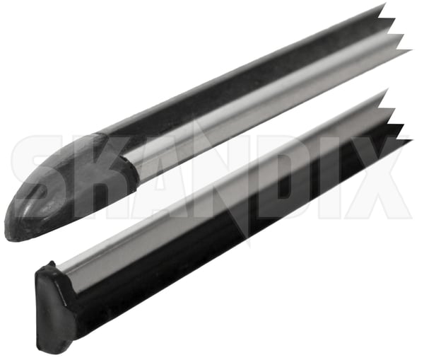 Trim moulding, Fender front middle 1201847 (1022751) - Volvo 200 - Keywords: molding moulding trim moulding fender front middle wing Genuine front middle