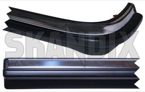 Trim moulding, Fender left rear middle 1312406 (1022765) - Volvo 200 - molding moulding trim moulding fender left rear middle wing Genuine 30 30mm chrome clip left middle mm rear with