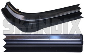 Trim moulding, Fender right rear middle 1312407 (1022766) - Volvo 200 - molding moulding trim moulding fender right rear middle wing Genuine 30 30mm chrome clip middle mm rear right with