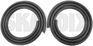 Window Seal Ventilation window Kit for both sides  (1022849) - Saab 96 - gasket packning rubber rubberseal trim window seal ventilation window kit for both sides windows windowseal Own-label both drivers flipper for kit left passengers quarter rear right side sides vent ventilation window