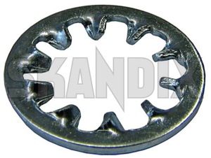Serrated lock washer 940155 (1023034) - Volvo universal Classic - serrated lock washer trailing arm bolts Own-label 1/4 14 1 4  inch inner teethed zinccoated zinc coated