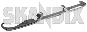 Bumper front Stainless steel polished Kit  (1023154) - Volvo P1800 - 1800e bumper front stainless steel polished kit p1800e Own-label front kit polished stainless steel