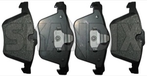 Brake pad set Front axle 32373184 (1023339) - Volvo S60 (2011-2018), S80 (2007-), V60 (2011-2018), V70 (2008-), XC70 (2008-) - brake pad set front axle Own-label 17,5 175 17 5 17,5 175inch 17 5inch 336 336mm axle front inch mm
