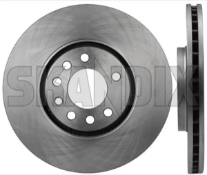Brake disc Front axle 93171500 (1023520) - Saab 9-3 (2003-) - brake disc front axle brake rotor brakerotors rotors Own-label 16 16inch 2 302 302mm ab additional and axle fits front inch info info  left mm note pieces please right