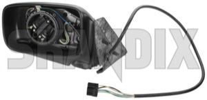 Outside mirror left 9484346 (1023572) - Volvo 200 - outside mirror left Genuine actuator adjustment electric for glass left mirror with without