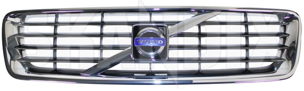 Radiator grill standard with Rod with Emblem with square grid 30657194 (1023677) - Volvo C30 - Keywords: grille radiator grill standard with rod with emblem with square grid Genuine emblem grid rod square standard with