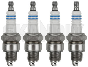 Spark plug Kit 271412 (1023734) - Volvo 120, 130, 220, 140, 200, 300, PV, P210 - spark plug kit Genuine kit