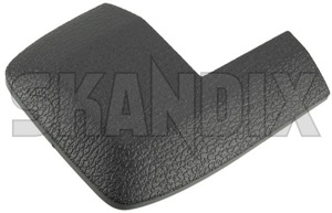 Cover, Seat mounting 9199858 (1023744) - Volvo S60 (-2009), S80 (-2006), V70 P26, XC70 (2001-2007) - cover seat mounting Genuine offblack  offblack  adjustable black drivers front maually right seat seats